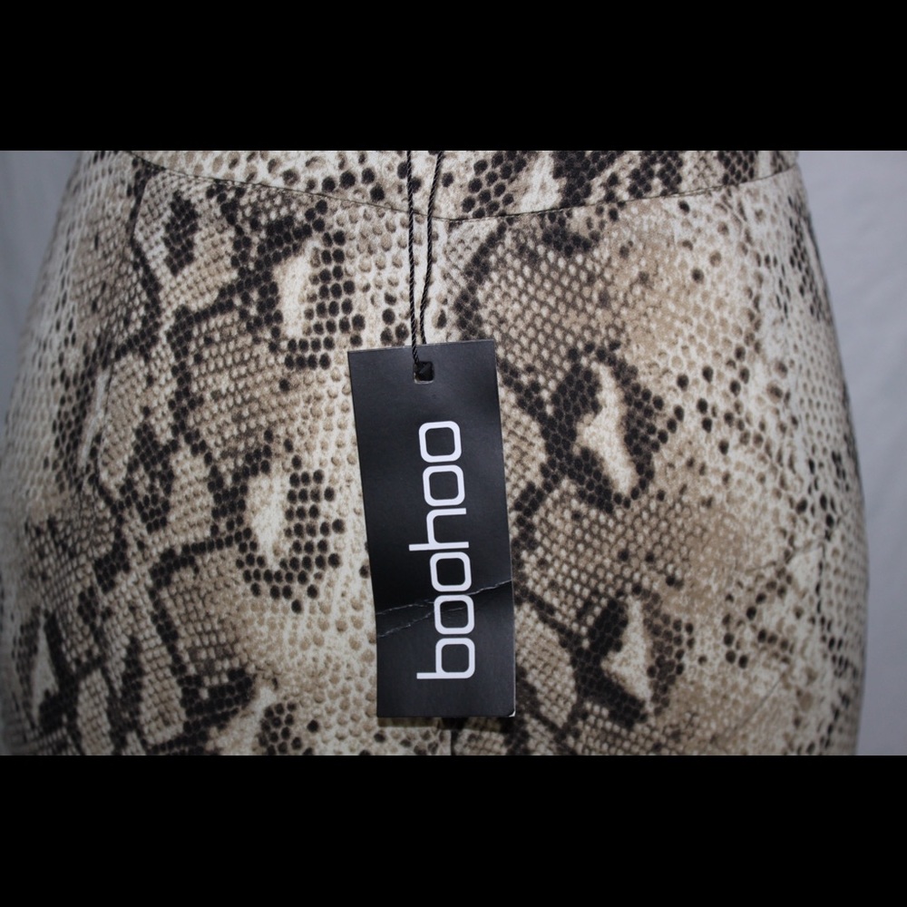 SNAKESKIN PRINT PANT
